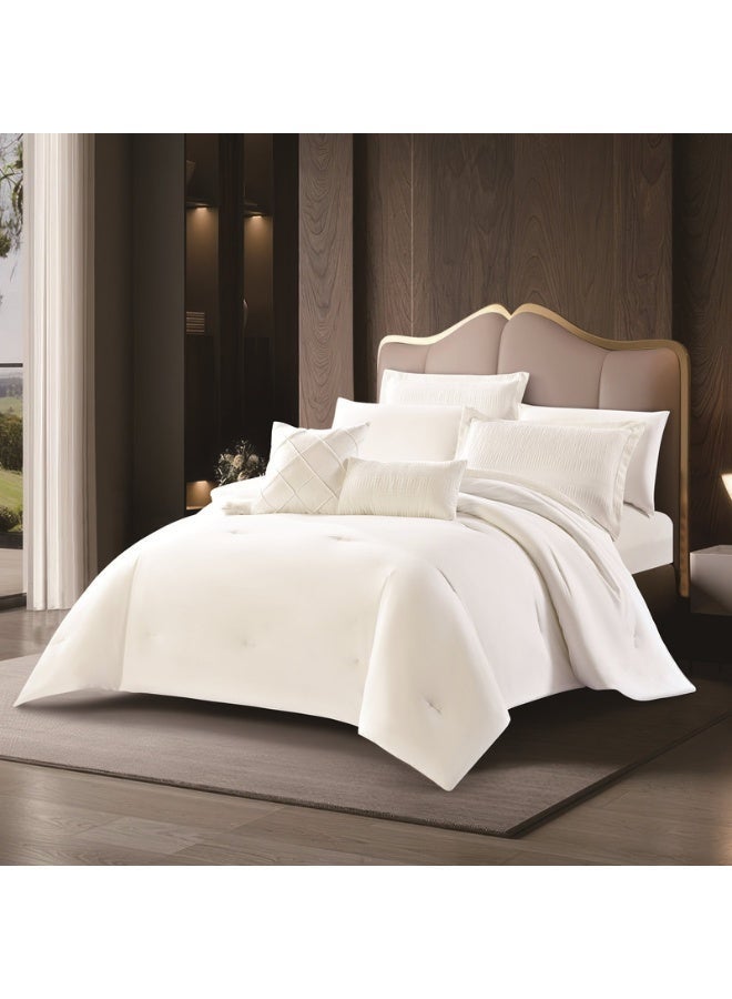 HOURS Luxury Summer Bedspread with Fixed Filling, Queen, 4 Pieces - Image 2